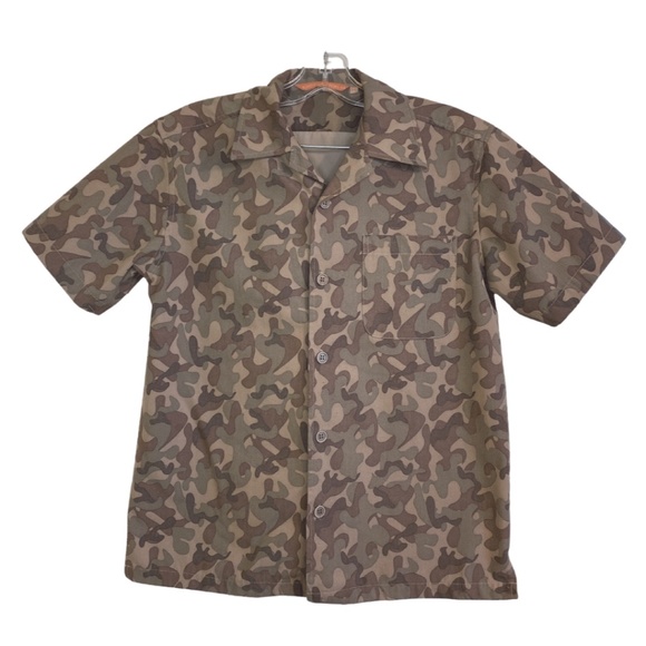 Printed Short-Sleeve Button-Down - Picture 1 of 5